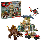 LEGO - Mission aérienne Spinosaurus et Quetzalcoatlus - Jouets de construction